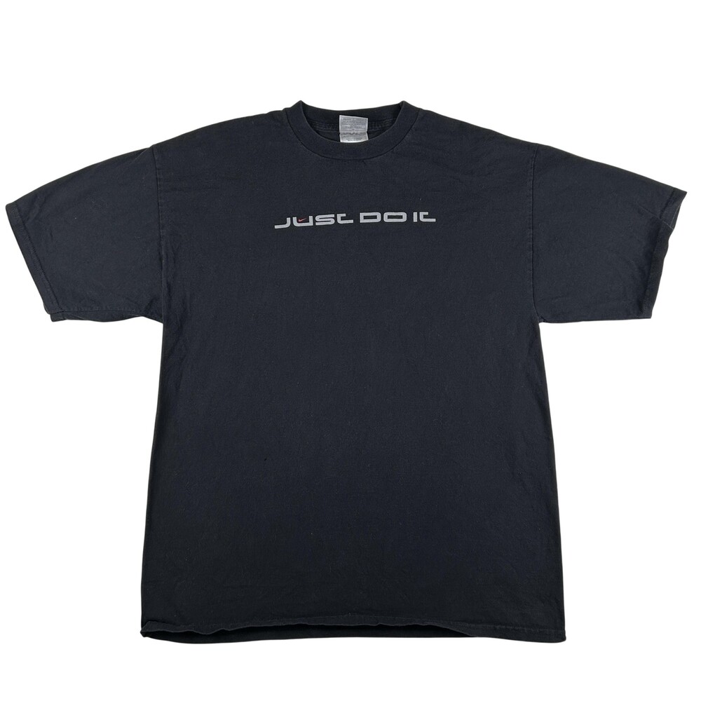 Vintage Nike Shirt Mens XL Just Do It Slogan Graphic Tee Short Sleeve Cotton 90s